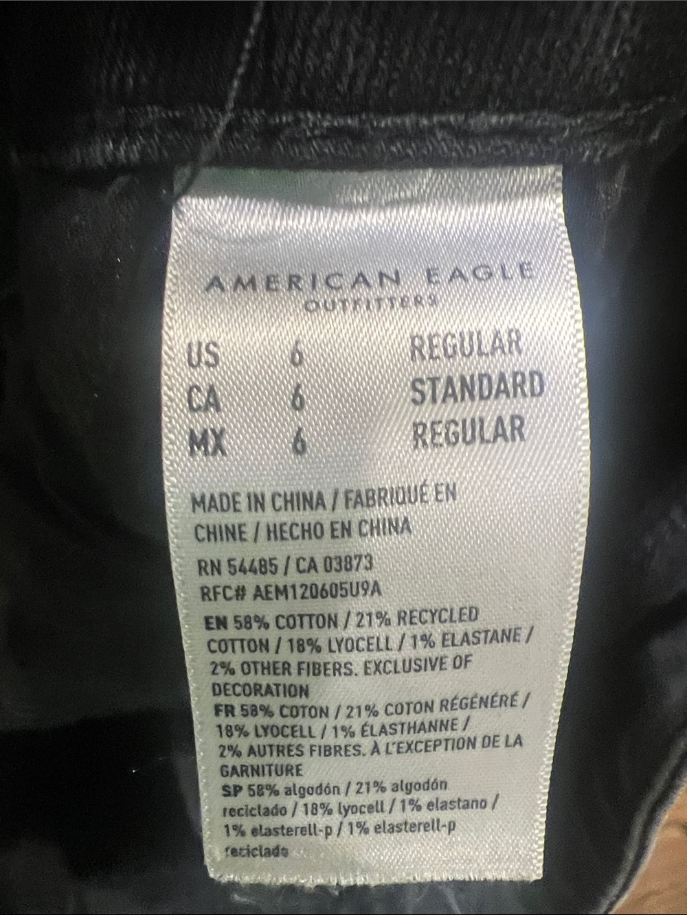 Women's Low-Rise Black Denim Jeans - Picture 2 of 4